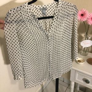 Polka Dot Office Shirt (New Condition)